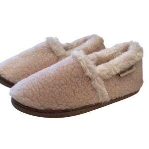 Minnetonka Dina Slipper Size Small 5-6 Women's NWT Cream Rubber Sole